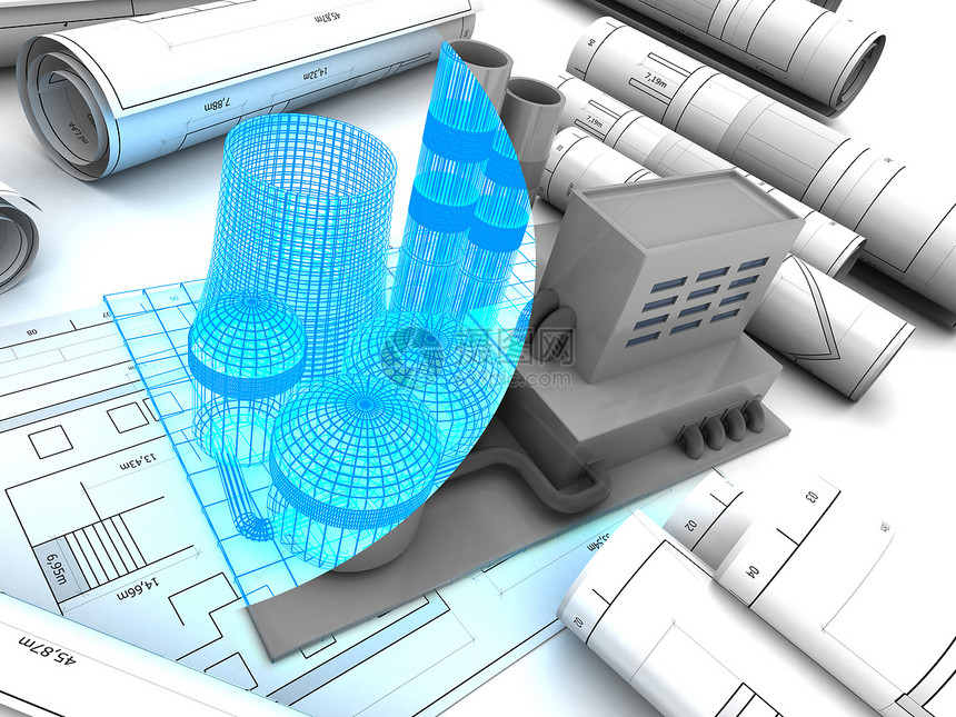 3d工厂建筑设计项目插图图片