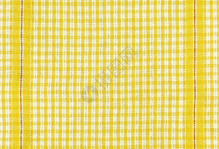以黄色盒状图案的棉布纹理图片
