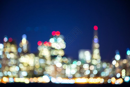 夜间城市风景天际图片