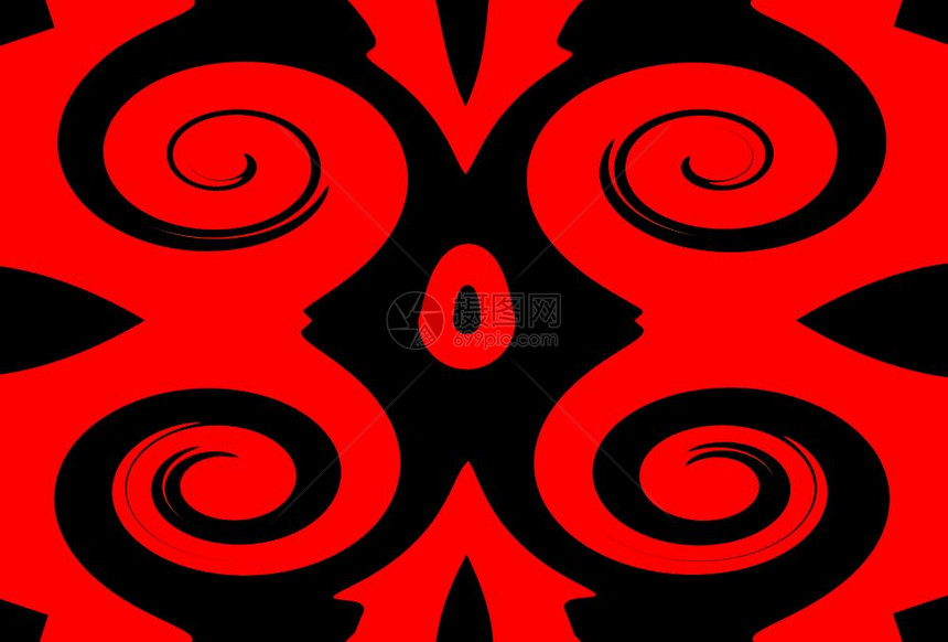黑色和红的抽象模式图片