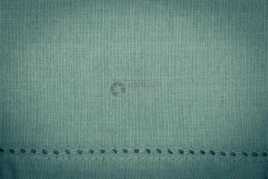 绿毛巾布桌纹棉理背景图片