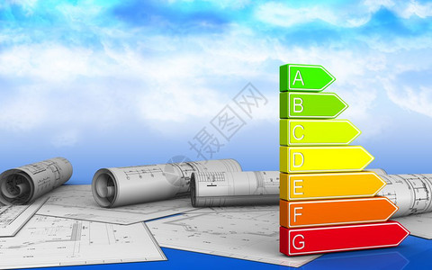 3d显示天空背景的功率等级空白图片