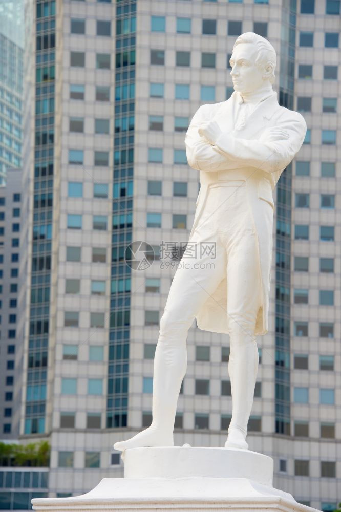 托马斯坦福塔姆德拉夫莱斯的雕像夏纳波尔市的创始人图片