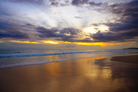 海边的日落图片