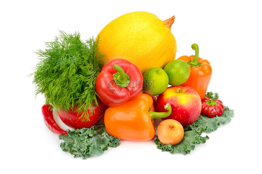 优质蛋白和矿物质，新鲜水果和蔬菜图片