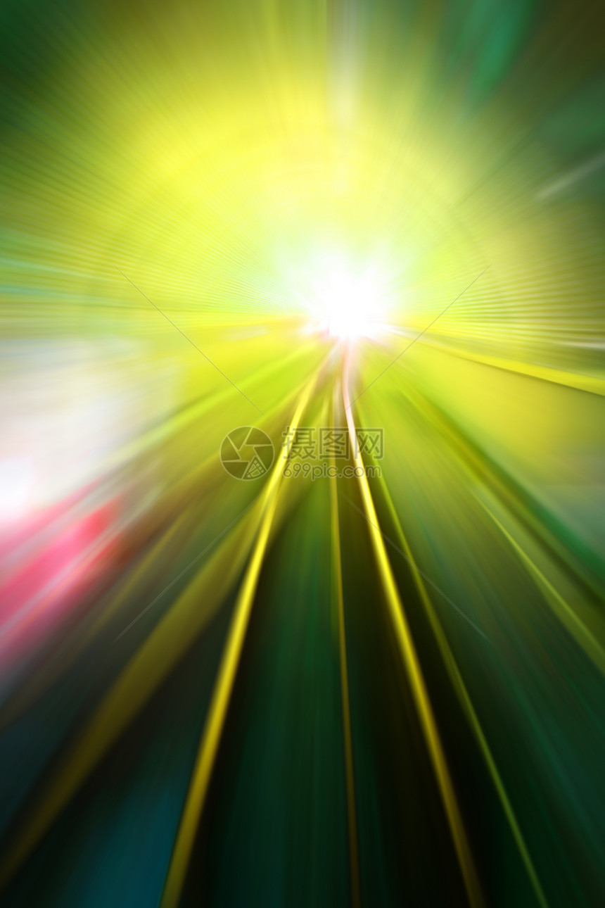 夜晚的快速运动灯抽象的未来背景速度运动灯图片