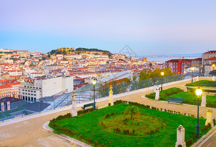 Lisbon惊人的景观高清图片