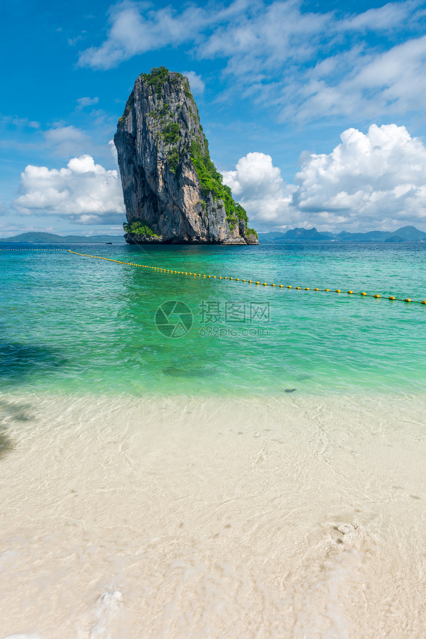 科达岛海滩地区垂直摄影定向泰国图片