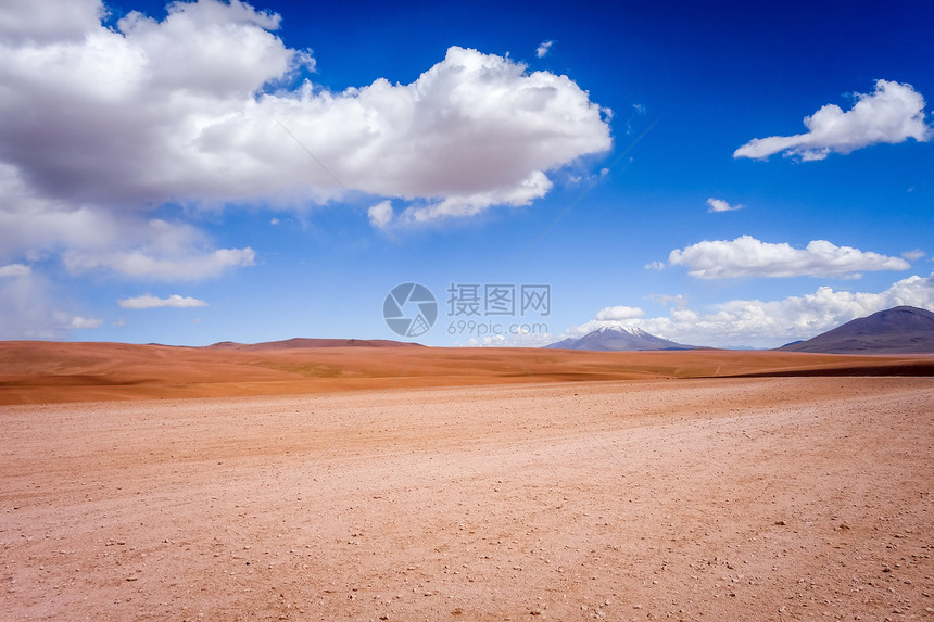 苏德嘴唇保留地的硅酸盐沙漠布利维亚图片