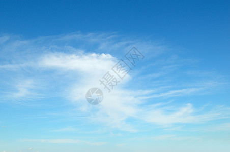 蓝色天空的云彩图片