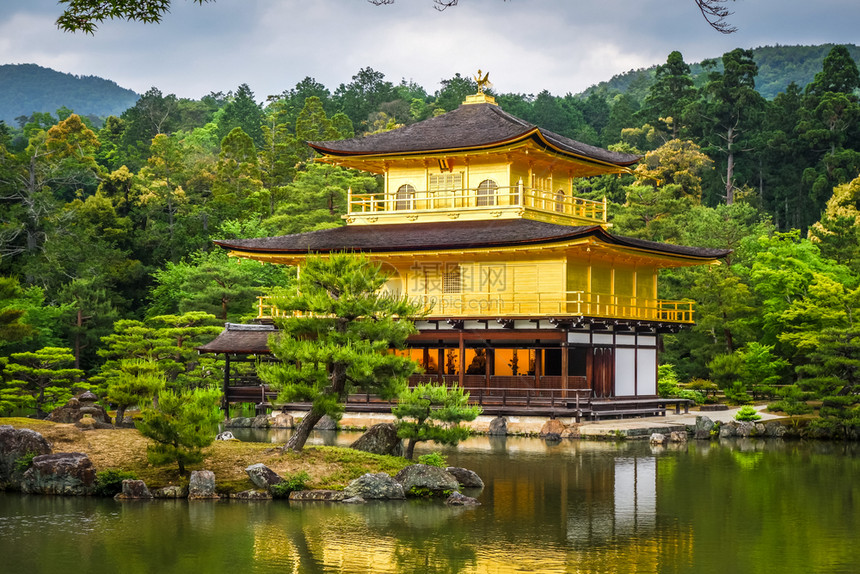 日本京都的金阁寺展馆金阁寺京都日本图片