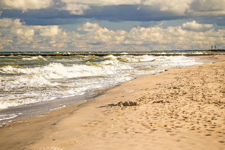 乌尔特卡海滩黄波兰图片