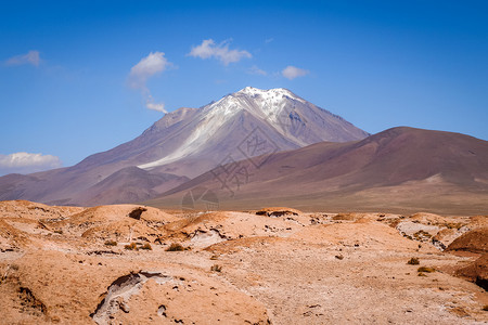 奥利尼娜玻利维亚南利佩斯高原的山脉和沙漠景观玻利维亚南利佩斯的山脉和沙漠景观背景