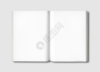 页面加载中灰色背景中孤立的白开放书背景