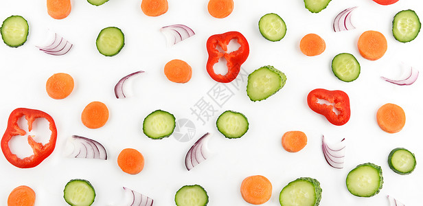 蔬菜的抽象构成蔬菜的形态食物背景宽广的照片平坦面顶级视图图片