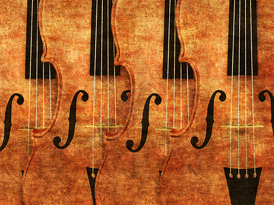 三小提琴在列背景中以大写字母表示图片