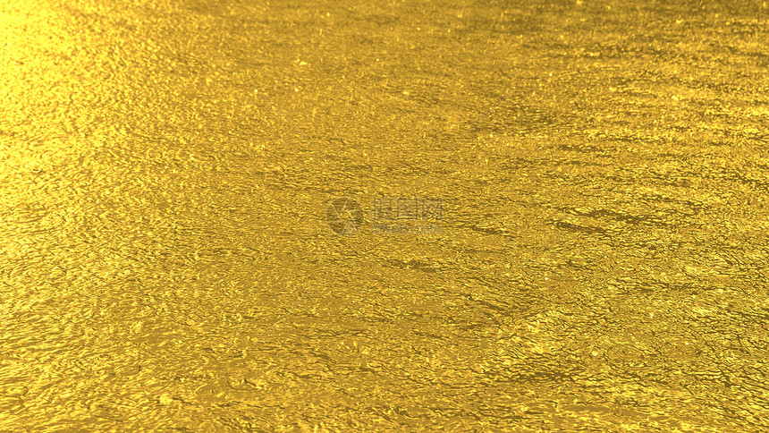 红金色结晶水面背景阳光和水的波纹背景表面纹理红金色结晶水的表面纹理背景图片