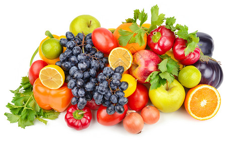 蔬菜水果大联欢，矿物蛋白质背景图片