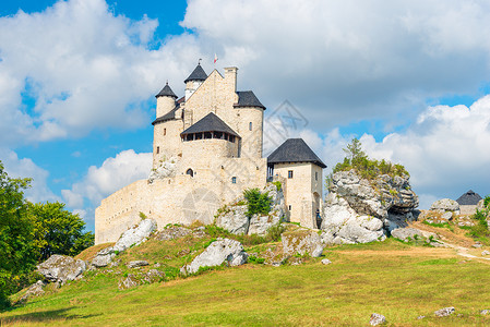 2017年月3日白石中世纪的波贝利城堡高清图片