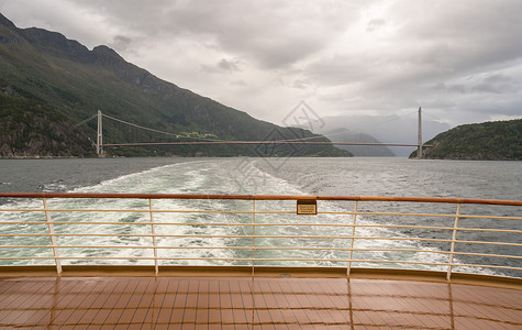 席弗格甲板巡航挪威高清图片