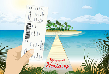 登机通行证乘客泰国票高清图片