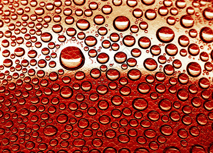 背景的抽象水滴纹理形状与红皮纹理抽象背景的红皮纹理重叠图片