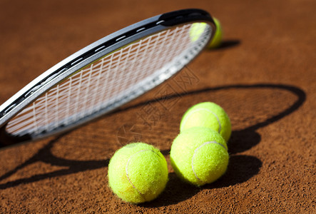 网球和法院图片