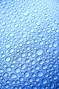 水滴背景新鲜蓝色主题图片