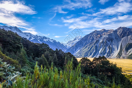 新西兰奥拉基库克山景观新西兰奥拉基库克山图片