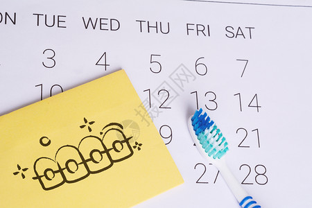 使用牙刷提醒医生预约日期图片