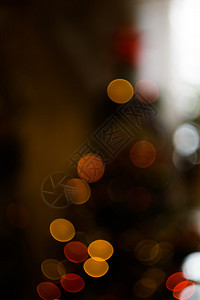 圣诞树的灯光色彩多的布基背景图片