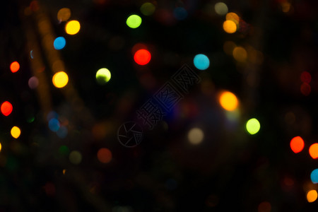 喜庆背景圣诞节树灯光图片