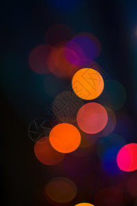 圣诞假日光抽象圆形bokeh模糊的彩色光纹理作为背景设计图片