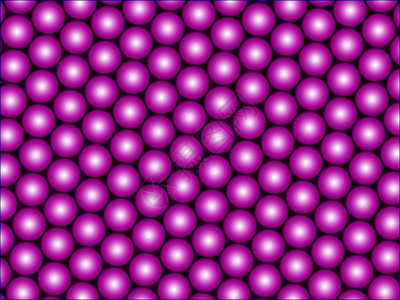 黑色表面的梯度紫球抽象模式背景图片