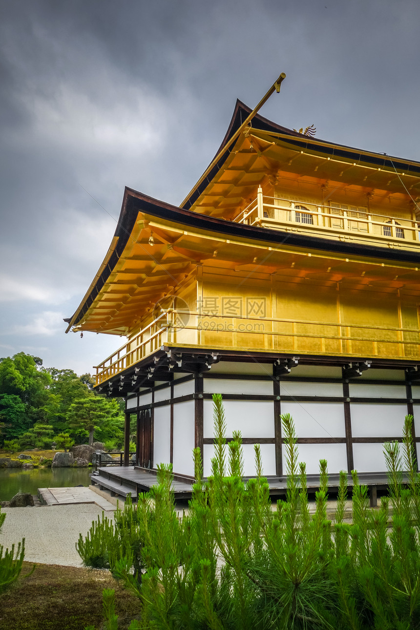 日本京都的金阁寺展馆金阁寺京都日本图片