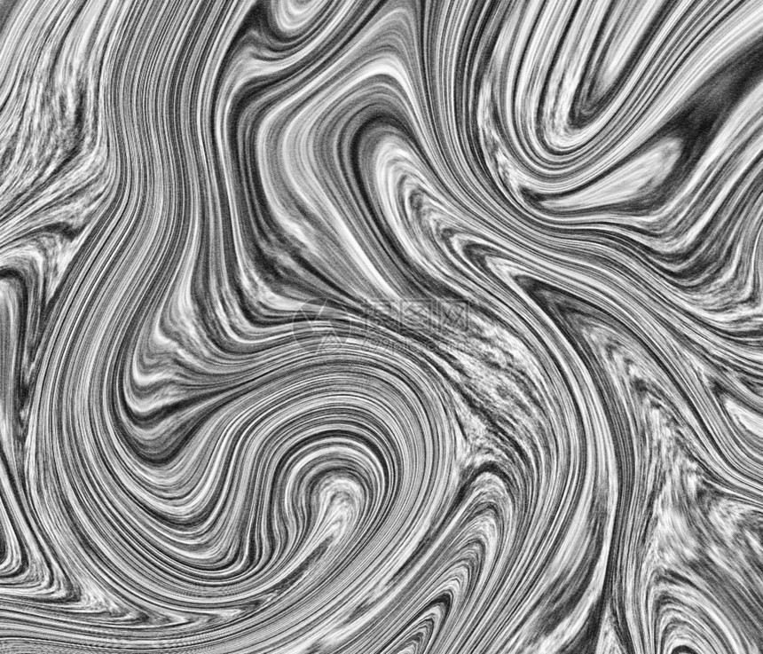 细的黑白大理石纹作为抽象背景图片