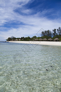 印度尼西亚吉利航空公司的海洋和海岸线图片