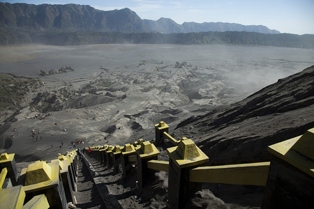 火山伊延雅瓦印地安闪亮多彩的生动主题图片