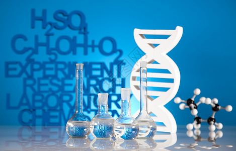 化学分子制造DNA图片