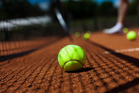 网球体育运动概念背景图片