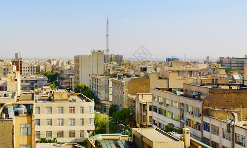 特赫兰市的城景象典型建筑Iran图片