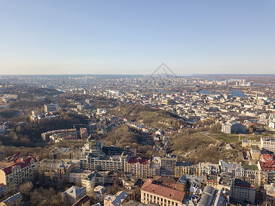 维琴萨乌克兰基瓦博物馆鸟瞰图乌克兰背景