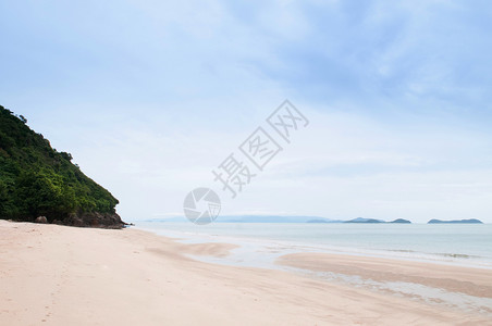 南海美丽的沙滩风景图片