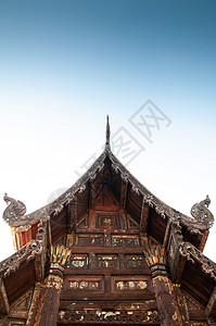 美丽的拉纳建筑瓦特吨kwen木制布丁大堂gianmthlnd图片