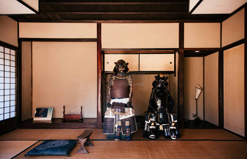 201年月日chibajpn旧武士盔甲位于toky附近的著名武士村sakur市武士之家的客厅图片