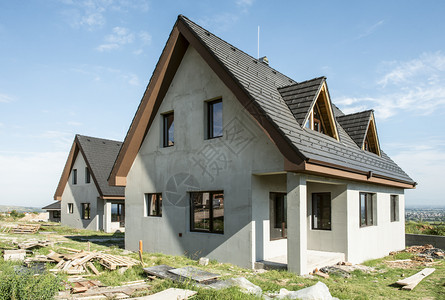 建造新住房背景图片