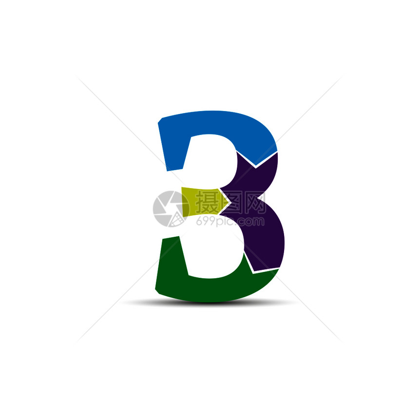 斯拉夫字母和克里尔的z由四个彩色箭头组成图片