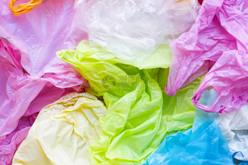 彩色塑料袋图片