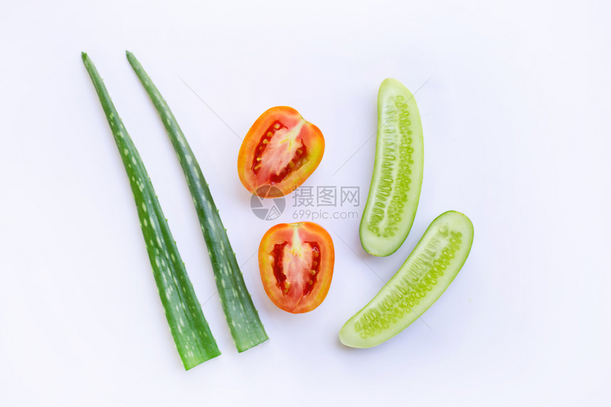 黄瓜西红柿芦荟图片