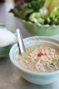新鲜蔬菜传统泰语食物图片